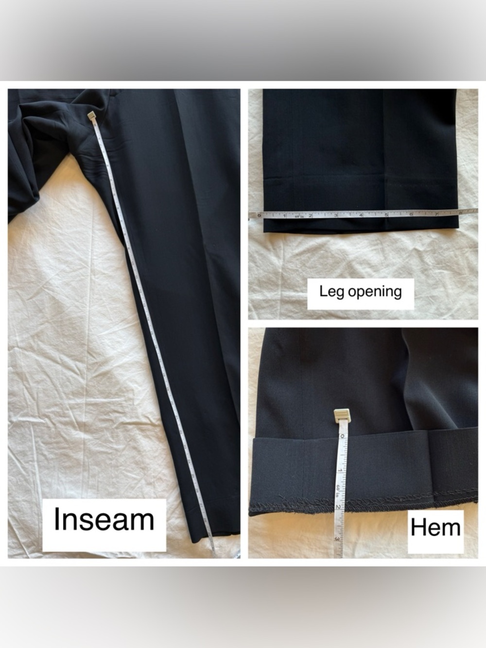 Banana Republic Tailored Fit Navy Wool Suit 42S + 33x30 Pants (Cerruti Fabric) - Picture 10 of 10
